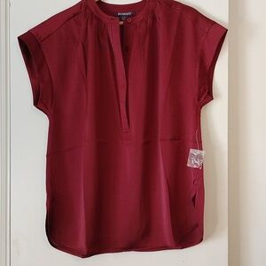 Dark Burgundy Roman's Blouse